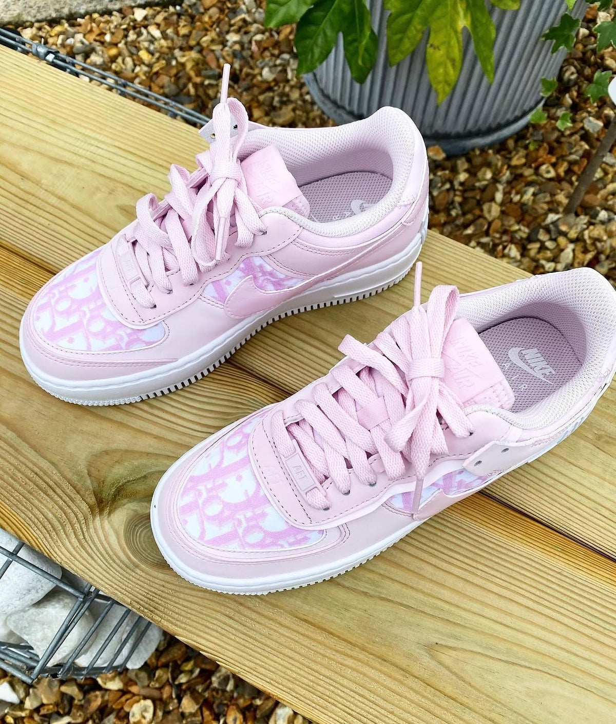 Air Force 1 Shadows | Baby Pink | Monogram