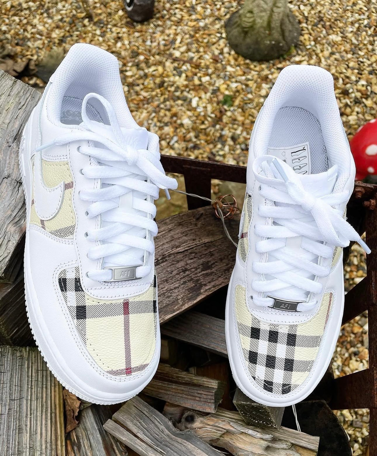 Air Force 1 | Beige Check | BB