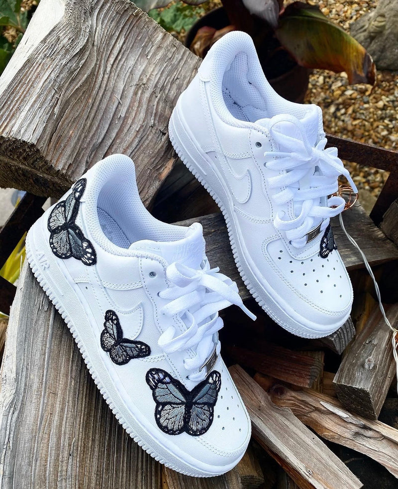 Air Force 1 | Juniors | Grey Butterflies