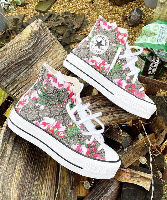 Chuck Taylor All Star Platform Converse | Red Floral | GG