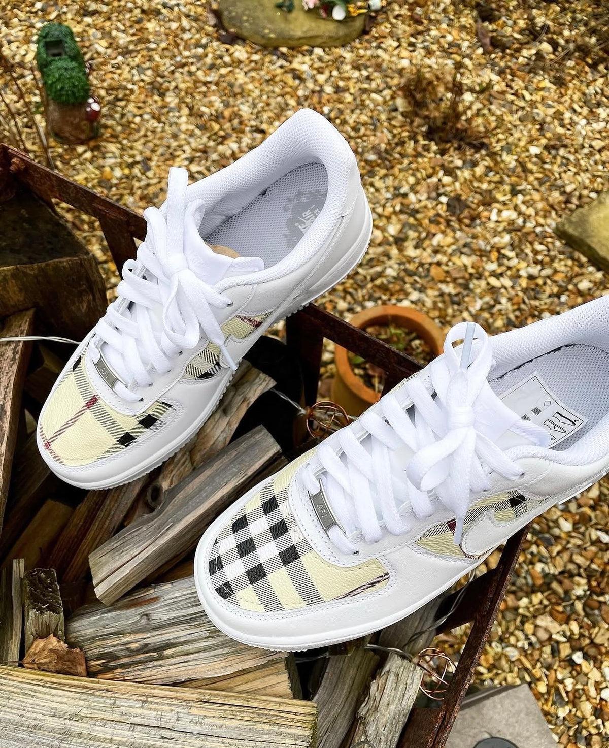 Air Force 1 | Beige Check | BB