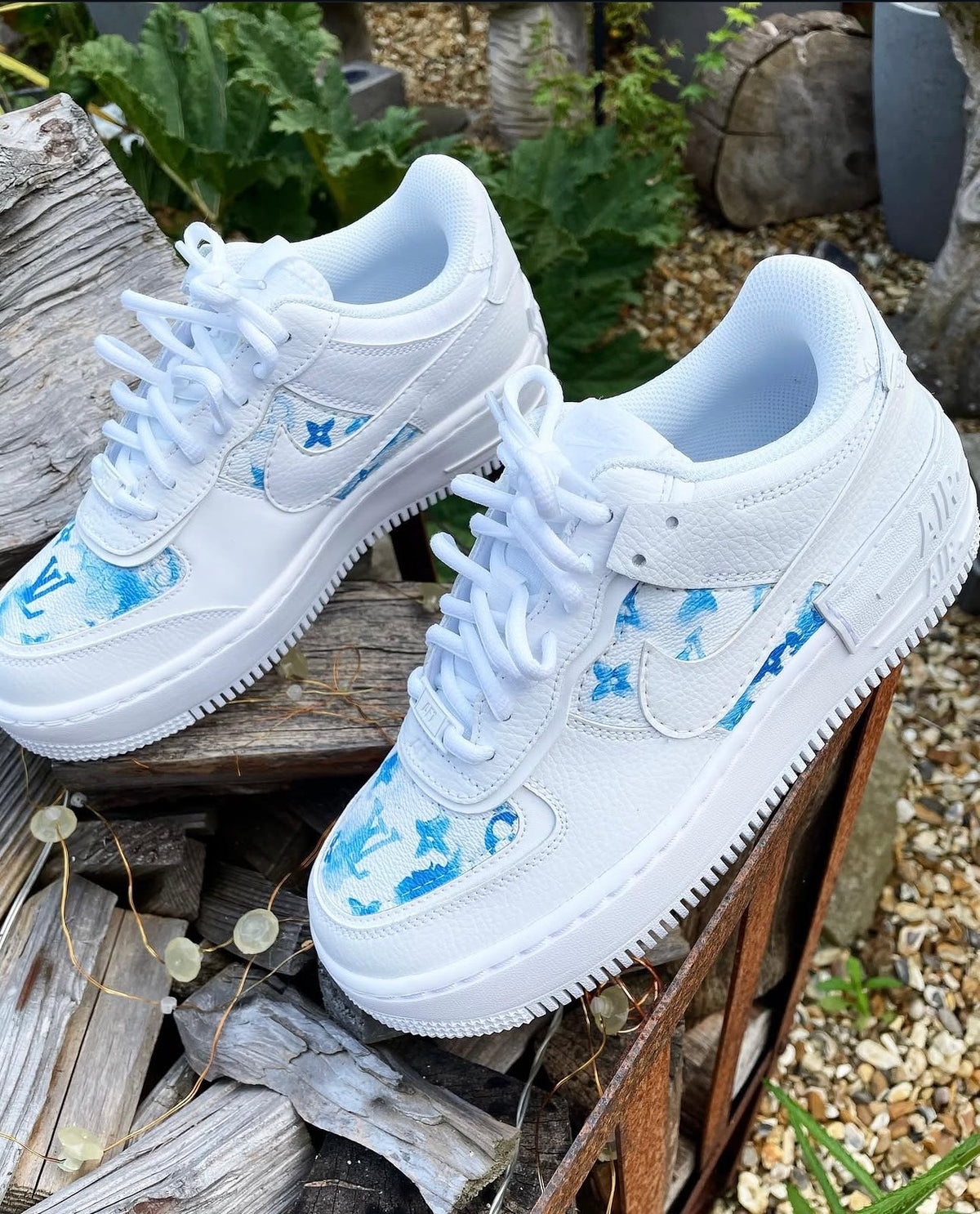 Air Force 1 Shadows | Blue | White | Monogram