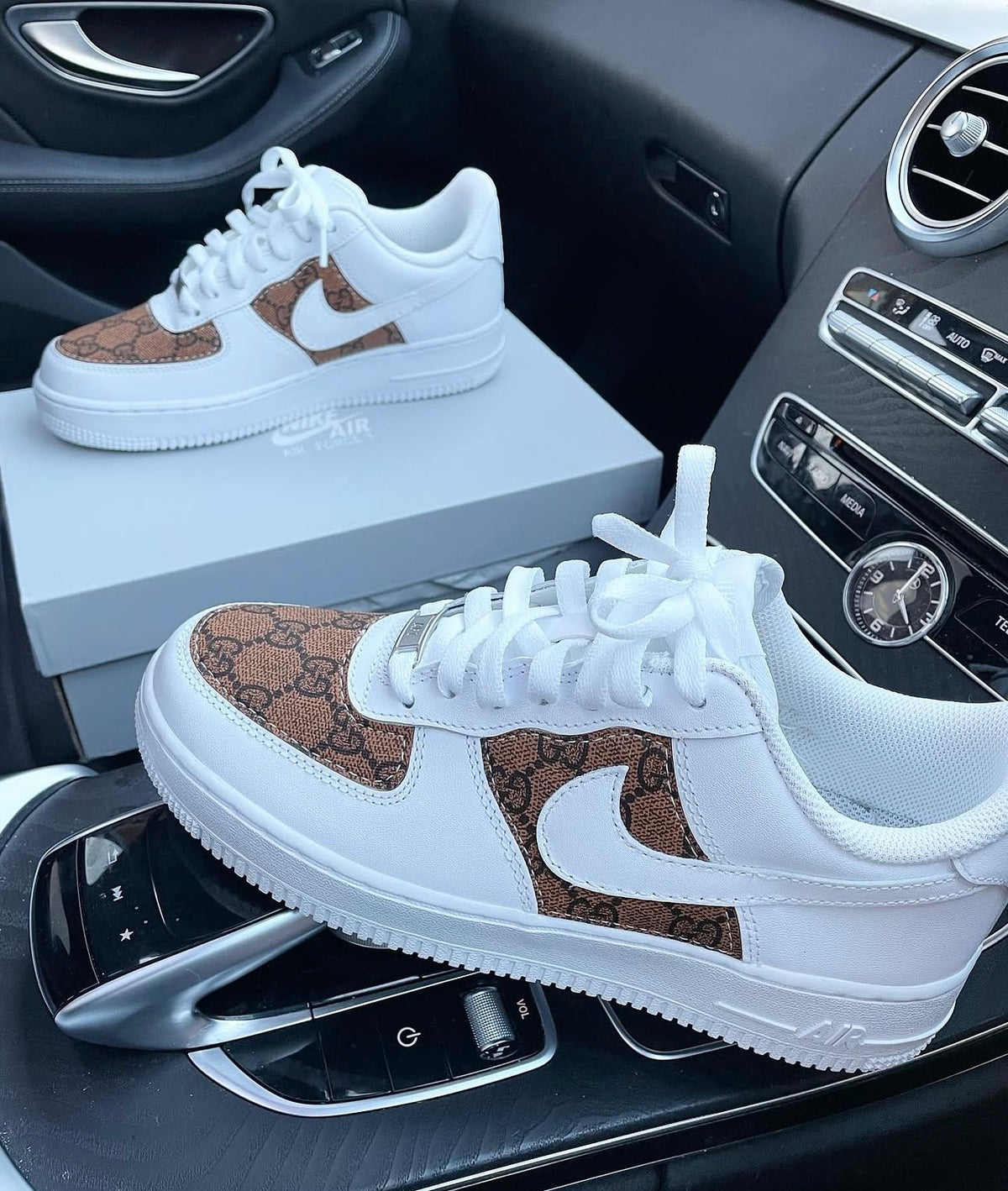 Air Force 1 | Dark Tan | GG | Monogram