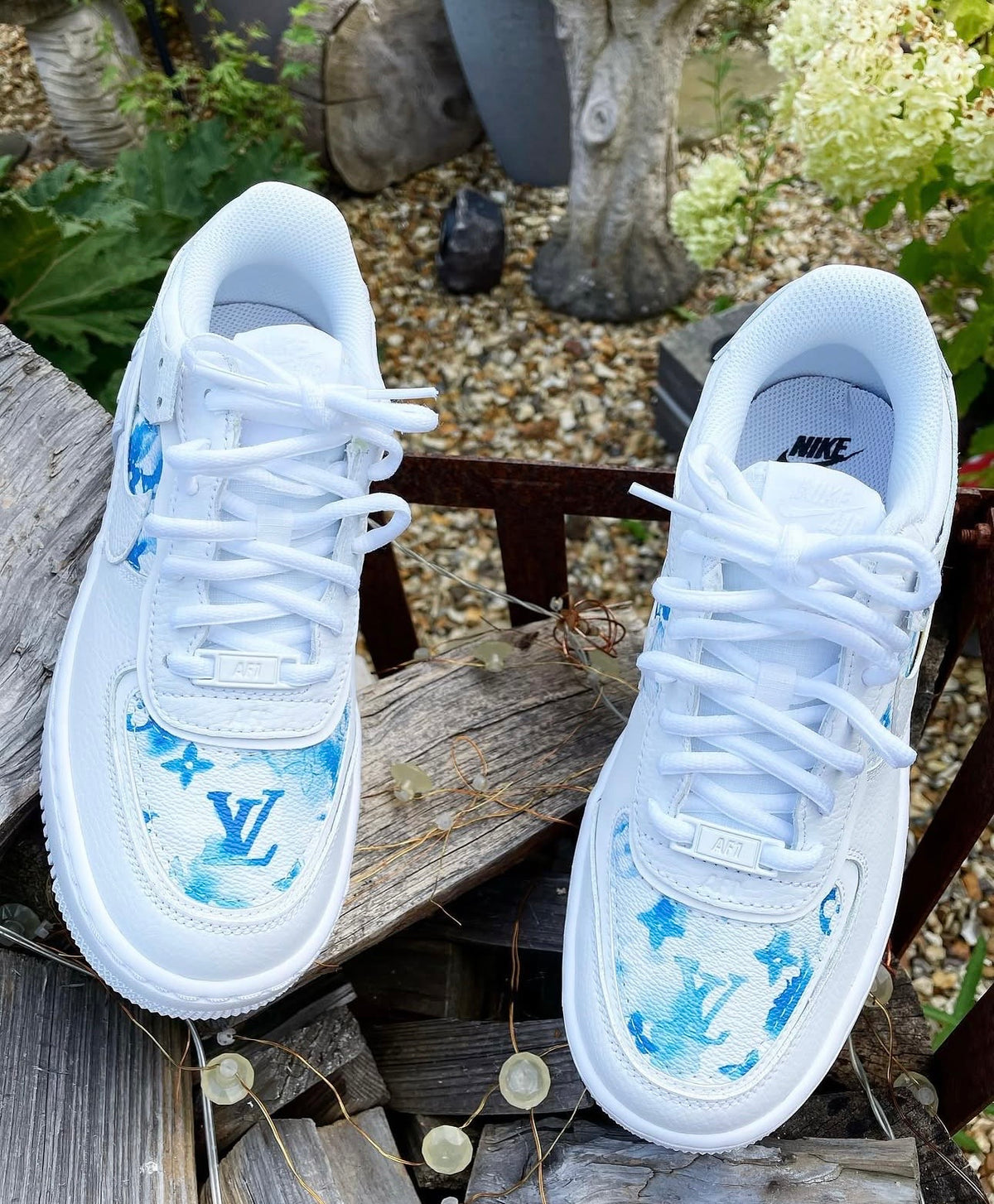 Air Force 1 Shadows | Blue | White | Monogram