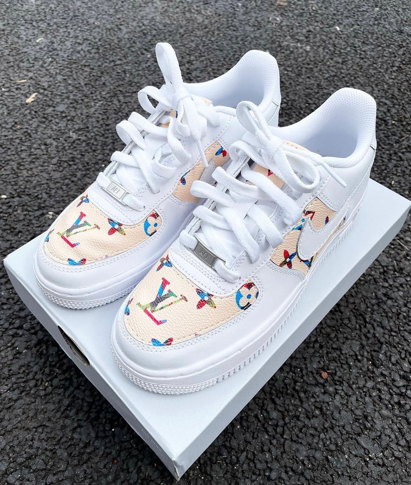 Air Force 1 | Cream | Multicolour Monogram