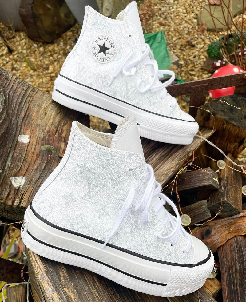 Chuck Taylor All Star Platform Converse | Cocaine White | LV