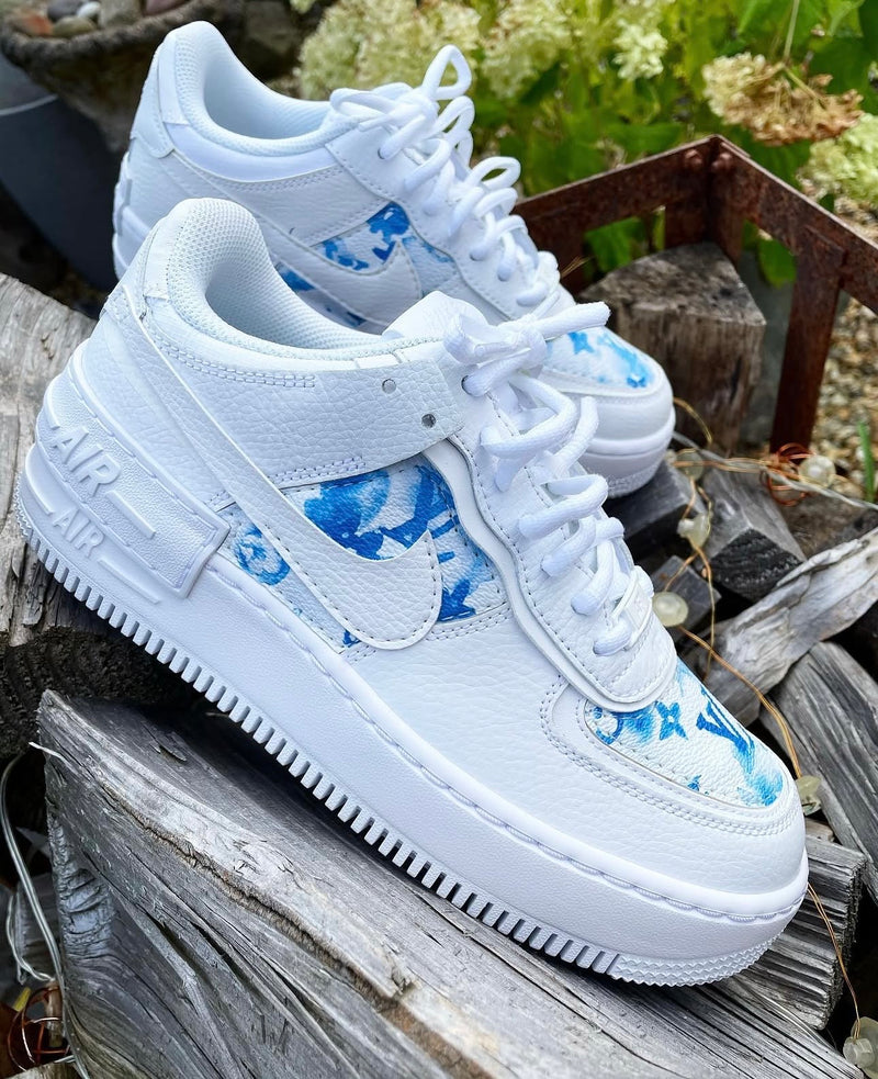 Air Force 1 Shadows | Blue | White | Monogram