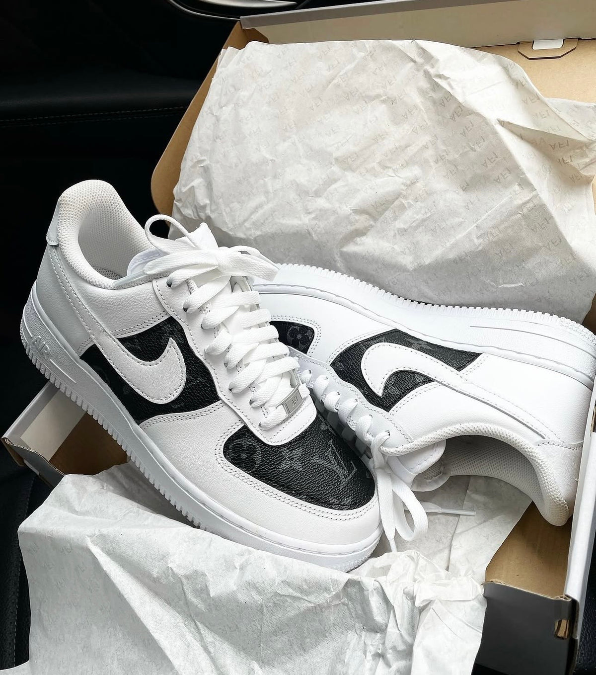 Air Force 1 | Midnight Black | Monogram