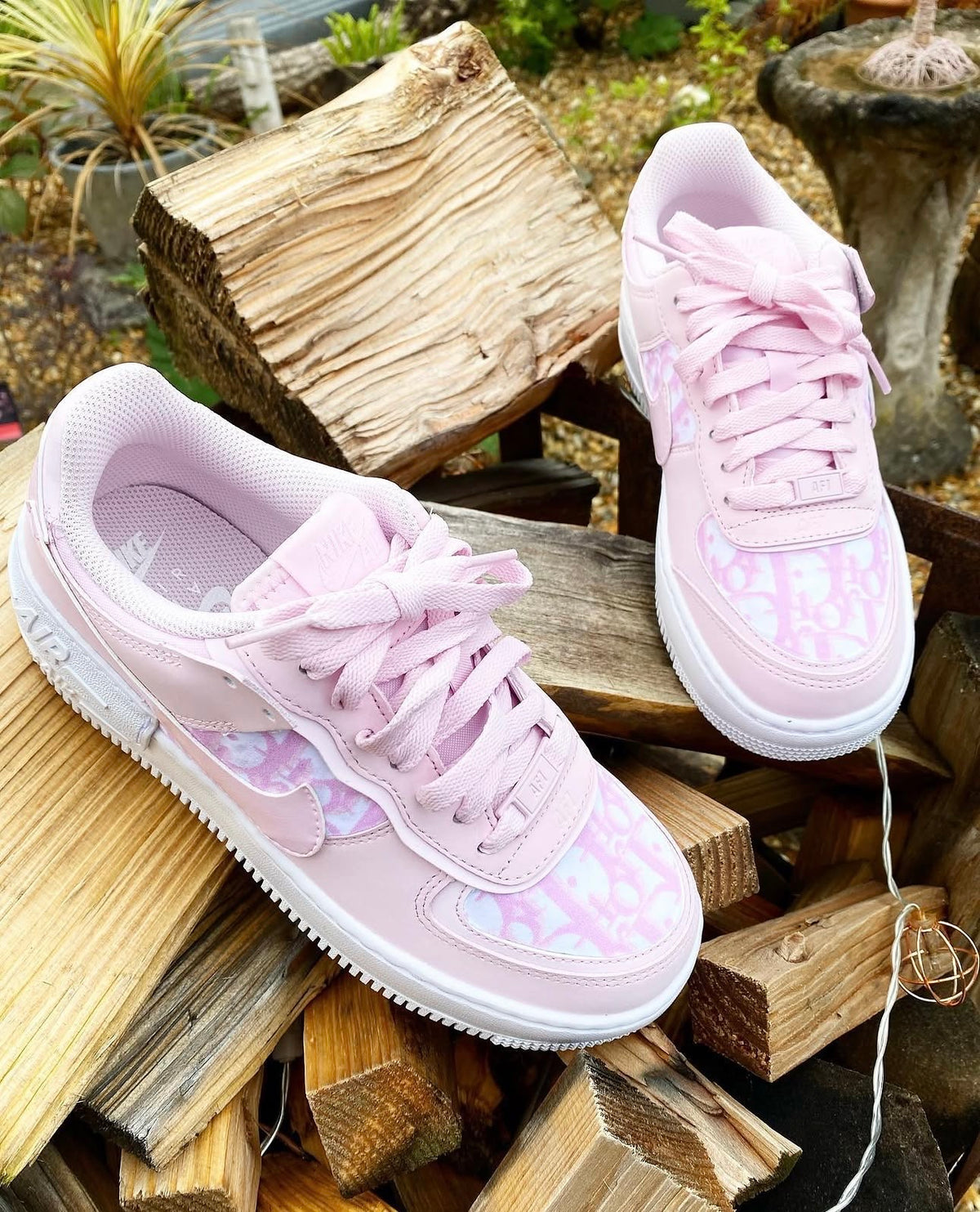 Air Force 1 Shadows | Baby Pink | Monogram