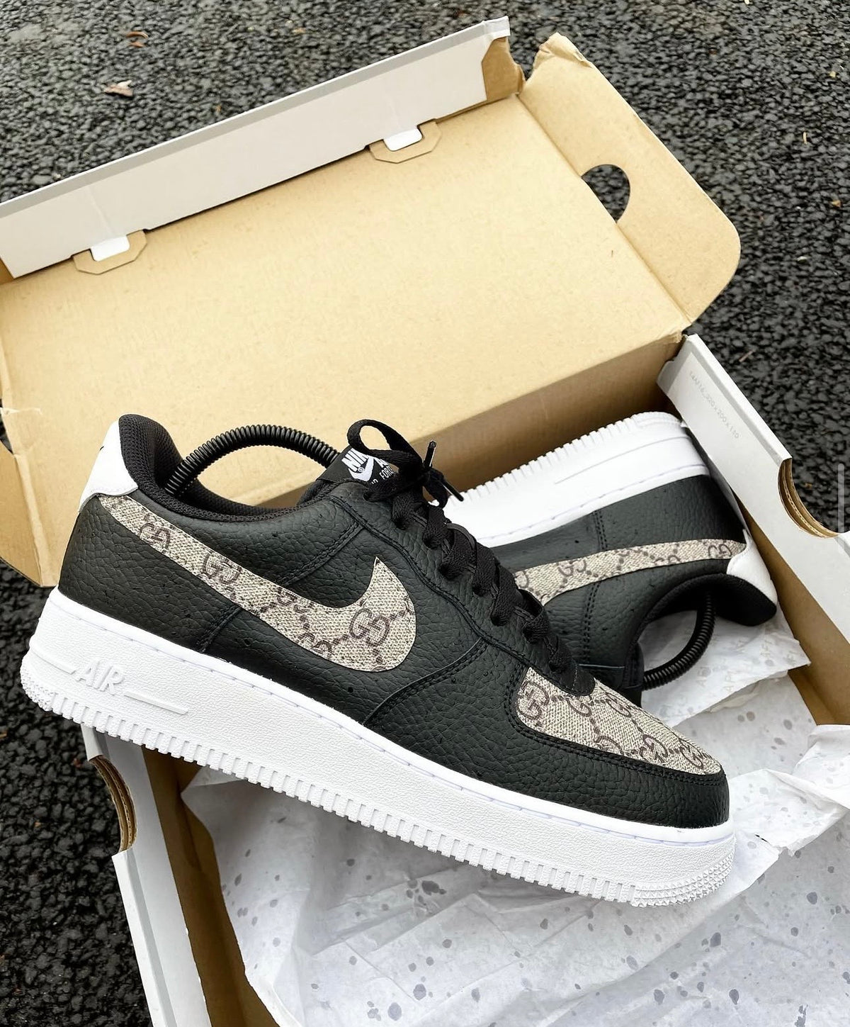 Air Force 1 | Black | White | GG