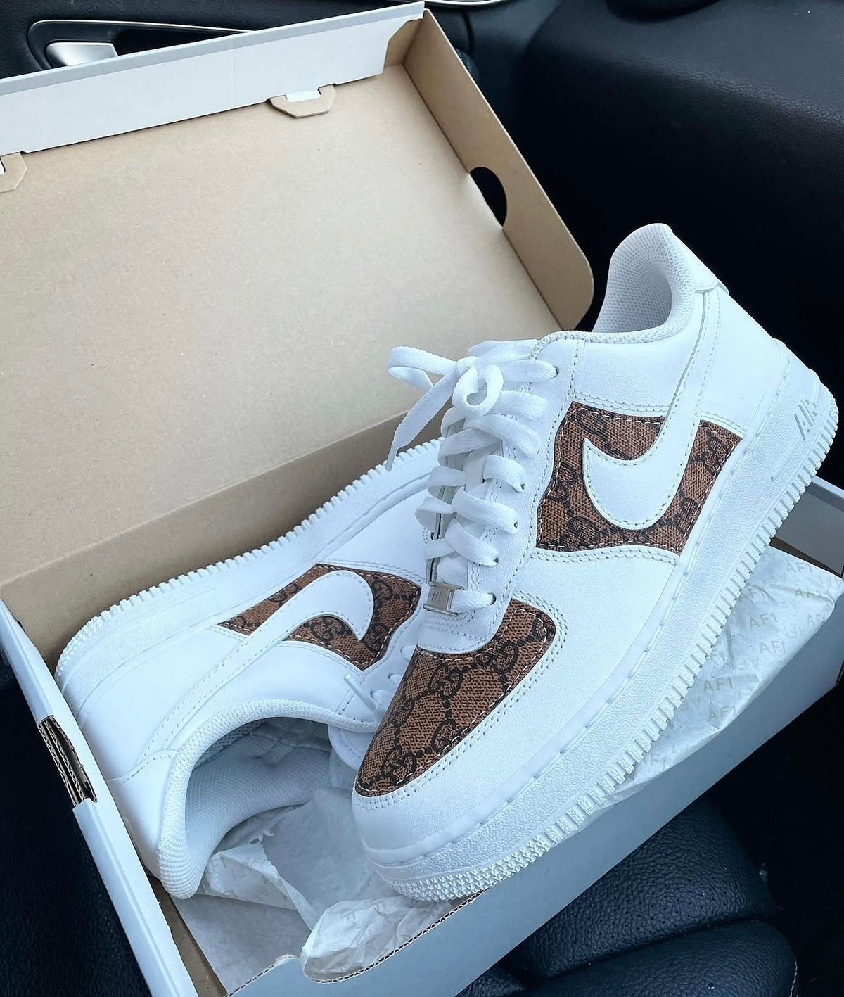 Air Force 1 | Dark Tan | GG | Monogram