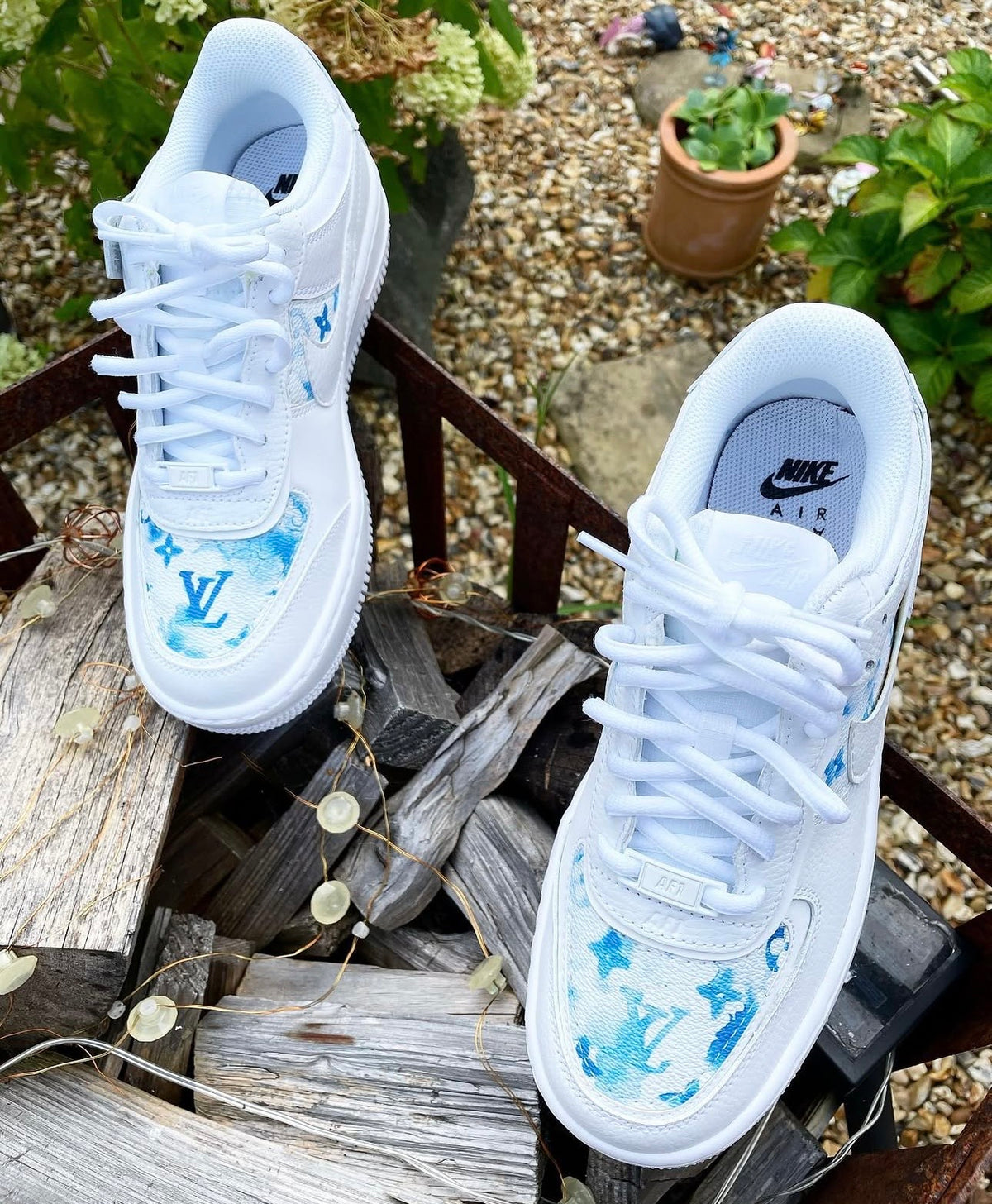 Air Force 1 Shadows | Blue | White | Monogram